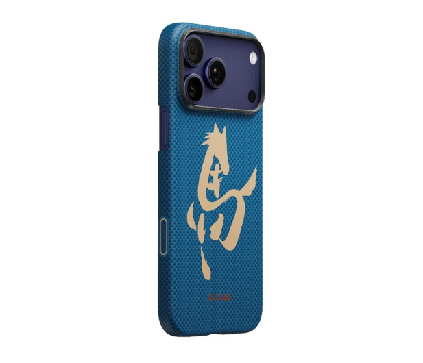 PITAKA Edge Case do iPhone 17 Pro Ink Horse Azure Green - 1541636 - zdjęcie
